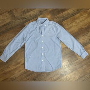 Vineyard Vines Light Blue Gingham Button-Down Shirt